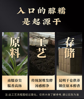 新益号八年碎银子茶化石熟普洱茶熟茶糯米香茶叶云南古树糯香散茶