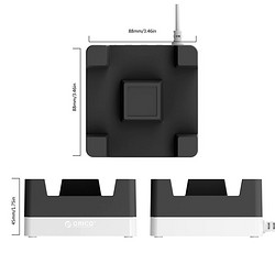 ORICO 奥睿科 多口充电器 四口USB智能快充底座手机平板通用充电器创意支架 5V/4A