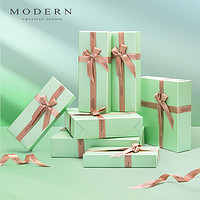 MODERN CREATIVE DESIGN MODERN礼品包装（礼品包装、手袋1个、卡片1张） 薄荷绿色