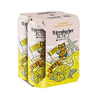 瓦伦丁 Wurenbacher） 柠檬汁啤酒 500ml*4听