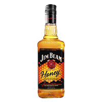 金宾波本（Jim Beam）威士忌洋酒 调配型威士忌白占边 美国原装进口洋酒 金宾波本蜂蜜味力娇酒/配制酒700ml