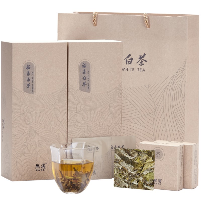 熙溪陈皮白茶2017陈皮福鼎寿眉老白茶茶叶50g（10片）饼干茶便携装
