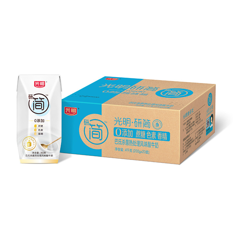 光明研简0添加酸奶之美味极品