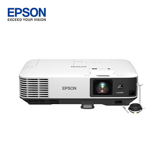 爱普生（EPSON）CB-2255U 投影 商用 办公  5000流明 WUXGA超高清 无线投影含适配架及100英寸高清幕布