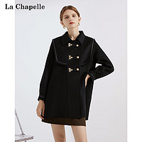 La Chapelle 纯色羊毛双面大衣外套