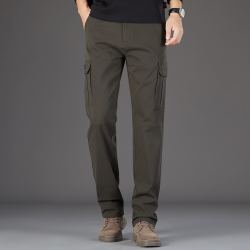 JEEP SPIRIT JEEP/吉普 21早秋新品男裤时尚多袋工装裤男士休闲裤子男