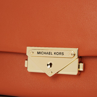 MICHAEL KORS 迈克·科尔斯 CECE系列 女士超小号皮质斜挎包 32S9G0EC0L843 橘红色