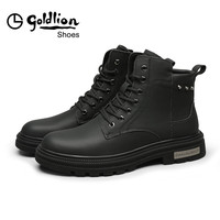 goldlion 金利来 556140125 男士保暖休闲皮靴