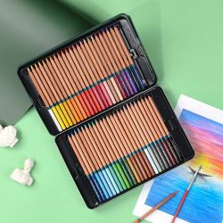 marco马可312048tn雷诺阿系列水溶性48色铅笔铁盒装