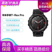 AMAZFIT 跃我 华米AMAZFIT T-Rex Pro 智能运动手表男华米科技出品 AMOLED高清显示屏 GPS四星定位 10ATM防水等级 陨石黑