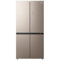 Midea 美的 冰箱BCD-469WSGPZM凌波金 一级能效 智能变频 铂金净味 节能低音 风冷无霜 十字门冰箱