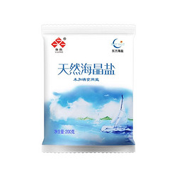 LUJING 鲁晶 未加碘天然海晶盐200g+德亚牛奶200ml*6盒