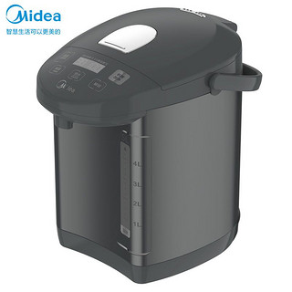 Midea 美的 电热水瓶热水壶电水壶304不锈钢水壶热水瓶5L十段温控电水壶双层防烫烧水壶50M1-302