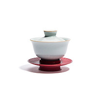 SHANG XIA 上下 「上下」茶歌系列 盖碗配大漆盏公道杯 茶具配套 送长辈 商务礼赠 SHANGXIA 盖碗