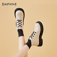 DAPHNE 达芙妮 Daphne/达芙妮2021年新款时尚百搭低帮马丁靴女