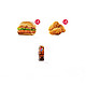 KFC 肯德基 3份 鸡腿堡单人餐 兑换券