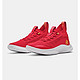 安德玛 Under Armour Curry Flow 8 网面透气缓震耐磨男款运动篮球鞋 Red / White / Red 43码/M9.5/W11