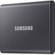 SAMSUNG 三星 T7 便携式SSD 1TB 外部固态驱动器-不高于1050MB / s-USB 3.2，灰色（MU-PC1T0T / AM）