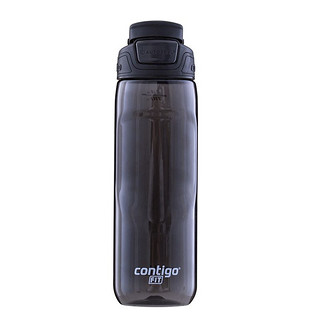 contigo 康迪克 美国contigo康迪克 塑料水杯夏季运动北极狐按键杯710ml黑色HBC-ARC004