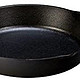LODGE 洛极 Lodge 预调味铸铁煎锅，带辅助手柄，10.25 英寸（约26.04厘米），黑色