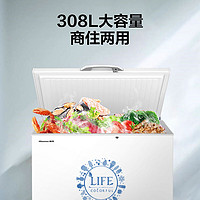 Hisense 海信 308升一级能效商用冰柜大容量冷藏冷冻转换冷柜BD/BC-308NU/A