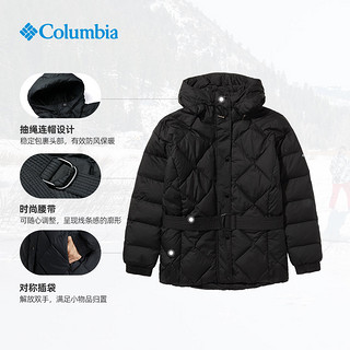 Columbia哥伦比亚户外21秋冬新品女子时尚腰带保暖羽绒服WR0303