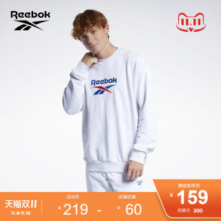 Reebok锐步官方情侣款GU3873运动长袖套头 