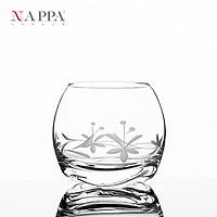 NAPPA 威士忌水晶杯手工刻花小容量女性酒杯洋酒杯烈酒杯