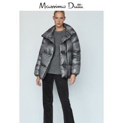 Massimo Dutti 女装 绗缝羽绒外套女士保暖 06758800802