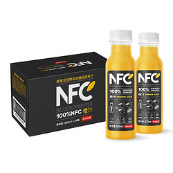 NONGFU SPRING 农夫山泉 NFC果汁饮料 100%NFC橙汁300ml*24瓶 整箱装