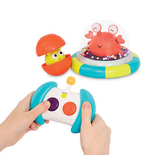 Bile 比乐 B.Toys遥控电动玩具婴幼玩具男女孩碰撞趣味对战音效木星太空碰碰车礼物