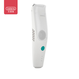 贝恩施 婴儿理发器 儿童自动吸发器 成人可用 低噪轻音防水剪发器 婴儿剃发器 DQ0106米勒白