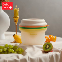 babycare 婴儿研磨碗辅食工具宝宝辅食碗研磨器棒儿童餐具套装 巴特黄