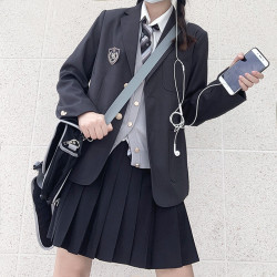 布丁熊jk外套女西装西服