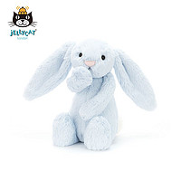 jELLYCAT 邦尼兔 英国jellycat经典害羞邦尼兔蓝色  超柔软毛绒玩具公仔送礼女生