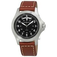 汉米尔顿 Hamilton Khaki Black Dial Mens Watch H64451533