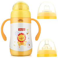 Fisher-Price 宝宝双柄吸管学饮杯 300ml