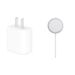 Apple 苹果 20W USB-C充电器插头+15W无线充电器套装