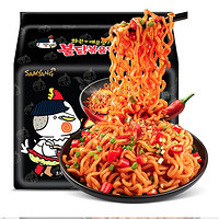 SAMYANG 三养 韩国进口（SAMYANG） 三养辣鸡肉味拌面 700g（140g*5包入）超辣火鸡面方便面袋面速食零食品