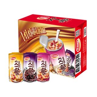 达利园 又一餐三口味混合装八宝粥送礼方便速食早餐粥罐头360g*12罐礼盒