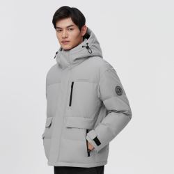 波司登 羽绒服男2021年冬季新款经典居家休闲短款宽松防风保暖外套