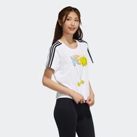 adidas 阿迪达斯 SMILEY  H61983 女款短袖T恤