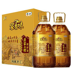 家香味 老家土榨菜籽油（非转基因）3L*2 高端礼盒 甄选套装 中粮福临门出品