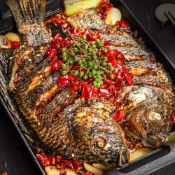 guolian 国联 plus专享:国联 麻辣/蒜香风味烤鱼1kg*1盒