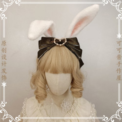可可酱手作屋 lolita洛丽塔 原创仿真兔耳
