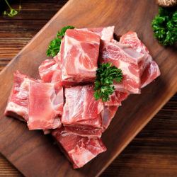 风味坐标京东跑山猪黑猪去颈前排400g袋生鲜排骨猪小排林间生长360天