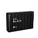  西部数据 WD BLACK D10 3.5英寸 USB移动机械硬盘 12TB USB3.2 黑色　
