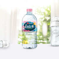 白山水 饮用水天然矿泉水 1L*12瓶