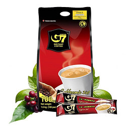 G7 COFFEE 中原咖啡 越南中原G7原味三合一速溶咖啡16g*100条学生办公提神