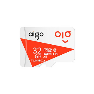 aigo 爱国者 32GB TF（MicroSD） U1 A1 4K内存卡